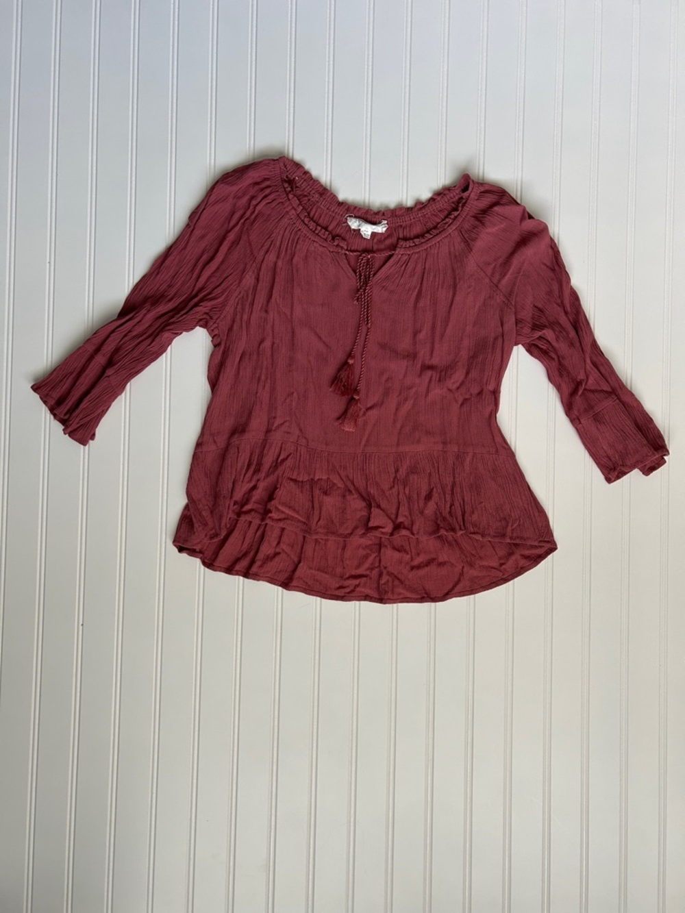 Burgundy - Women's Long Sleeve